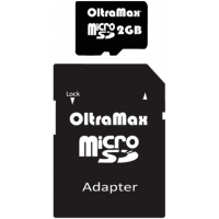 Micro SD 2Gb OltraMax с адаптером SD