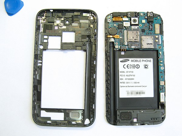 Замена тачскрина в Samsung Galaxy Note 2 N7100