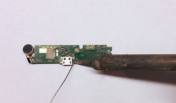 Замена разъёма microUSB в Lenovo A859