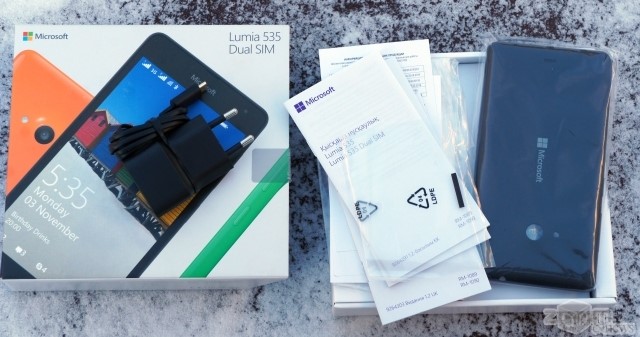 Комплектация Lumia 535