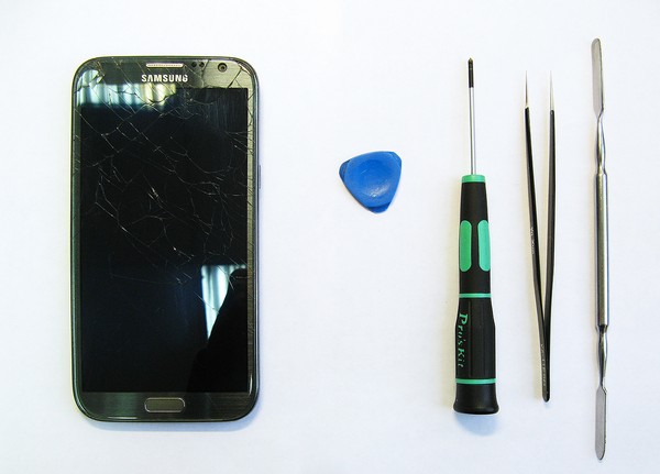 Замена тачскрина в Samsung Galaxy Note 2 N7100