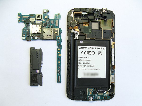 Замена тачскрина в Samsung Galaxy Note 2 N7100