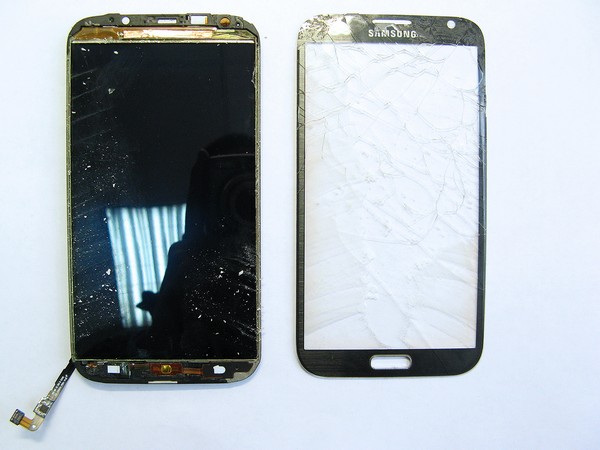Замена тачскрина в Samsung Galaxy Note 2 N7100